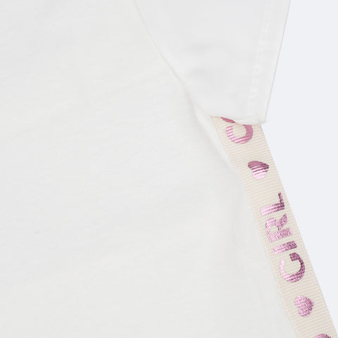 Camiseta Infantil Pampili Cool Mood Paetê Off White - gorgorão personalizado