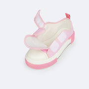 Tênis Infantil Feminino Pampili Max Velcro Rosa Chiclete