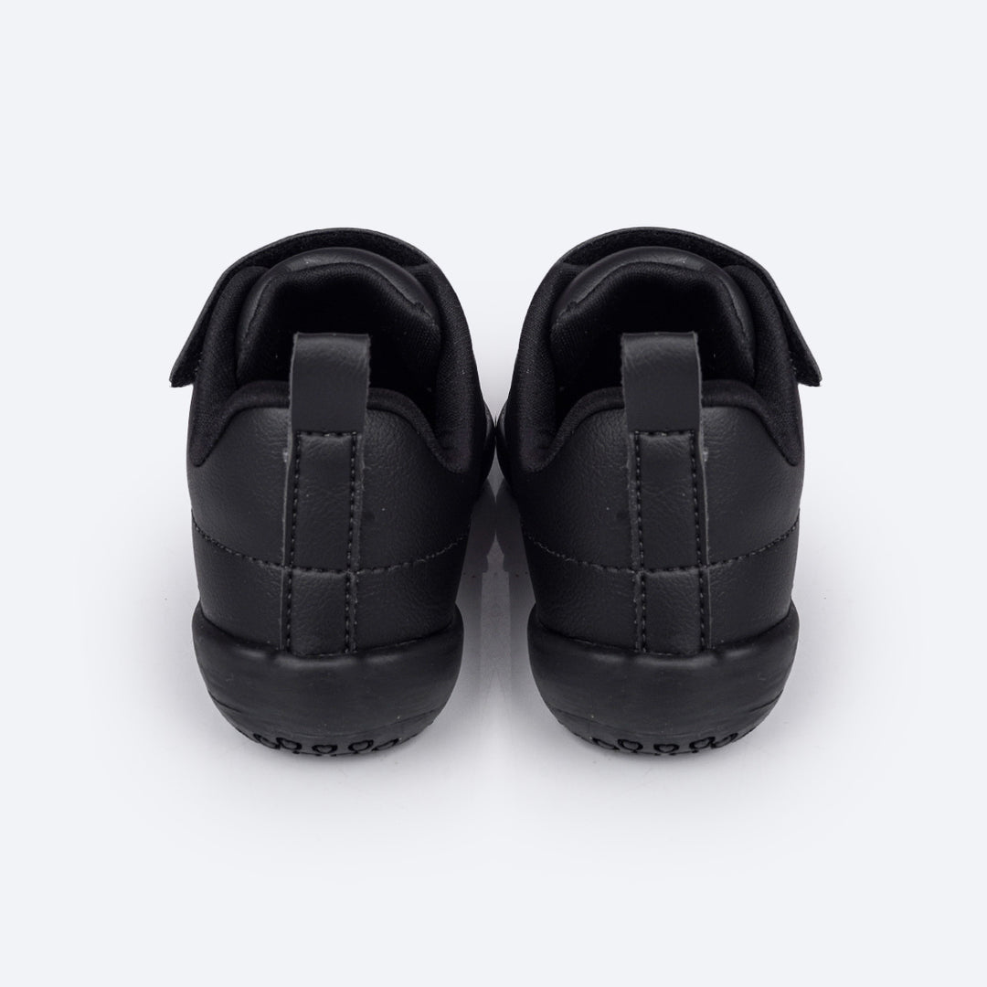 Tênis Escolar Infantil Pampili Honey Preto - Vem com Pulseira