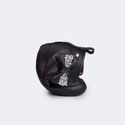 Bota de Bebê Nina Laço Preta