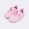 Tênis de Bebê Pampili Nina com Flor Rosa