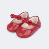 Sapato de Bebê Pampili Nina Verniz Vermelho