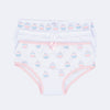 Kit Calcinha Infantil Feminina Cupcake Branca