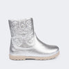 Bota Infantil Feminina Rubi Western Prata