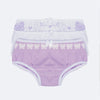 Kit Calcinha Infantil Pampili Sortidas Borboletas Lilás e Branco