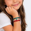 Conjunto de Pulseiras Infantil Pampili Cereja Vermelho