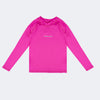 Blusa Infantil Feminina com Proteção Solar Rosa Neon