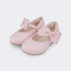 Sapato Infantil Pampili Mini Angel Laço Removível Rosa