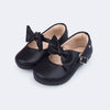 Sapato Infantil Feminino Pampili Angel com Laço Removível Preto