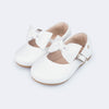 Sapato Infantil Feminino Pampili Angel Laço Removível Branco