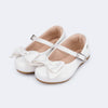 Sapato Infantil Pampili Angel Laço Branco
