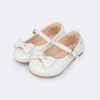 Sapato Infantil Pampili Angel com Laço Branco
