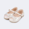Sapatilha Infantil Pampili Mini Angel  Irisé Nude