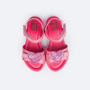 Sandália Papete Infantil Pampili Candy Game Pink