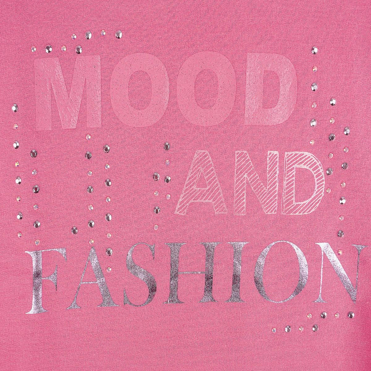 Camiseta Infantil Pampili Mood And Fashion Rosa e Off White - t-shirt infantil