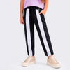 Calça Legging Infantil Pampili Acetinada Preta e Branca