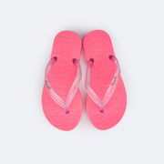 Chinelo Infantil Pampili Love Pink Fluor - Vem com necessaire!