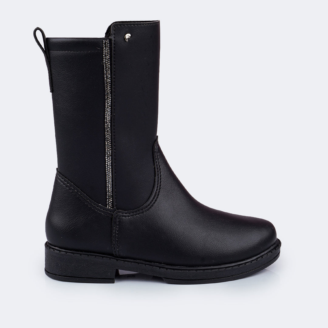 Bota Preta Botinhas Infantil Pampili Bota Infantil Feminina