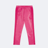 Calça Legging Infantil Pampili Acetinada Strass Pink