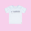 Camiseta Infantil Feminina L Amour Branca