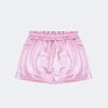 Short Saia Infantil Feminina Perolada Rosa