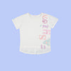 Camiseta Infantil Pampili Fashion Candy Off White