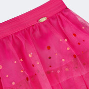 Saia Infantil Pampili Babados em Tule Pink