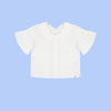Camiseta Infantil Pampili Social com Strass Off White