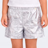 Short Infantil Pampili Estruturado com Bolsos Prata