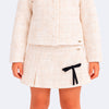 Short Saia Infantil Pampili Texturizado Off White