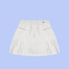 Saia Infantil Pampili Drapeada com Bolsos Off White