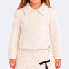 Jaqueta Infantil Pampili Texturizada Off White