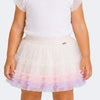 Saia Infantil Pampili em Tule com Camadas Off White