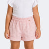 Short Infantil Pampili com Corações em Strass Rosé