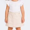 Saia Infantil Pampili com Strass Amarela