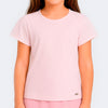 Camiseta Infantil Pampili Strass Rosa