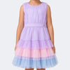 Vestido Infantil Pampili em Tule Lilás