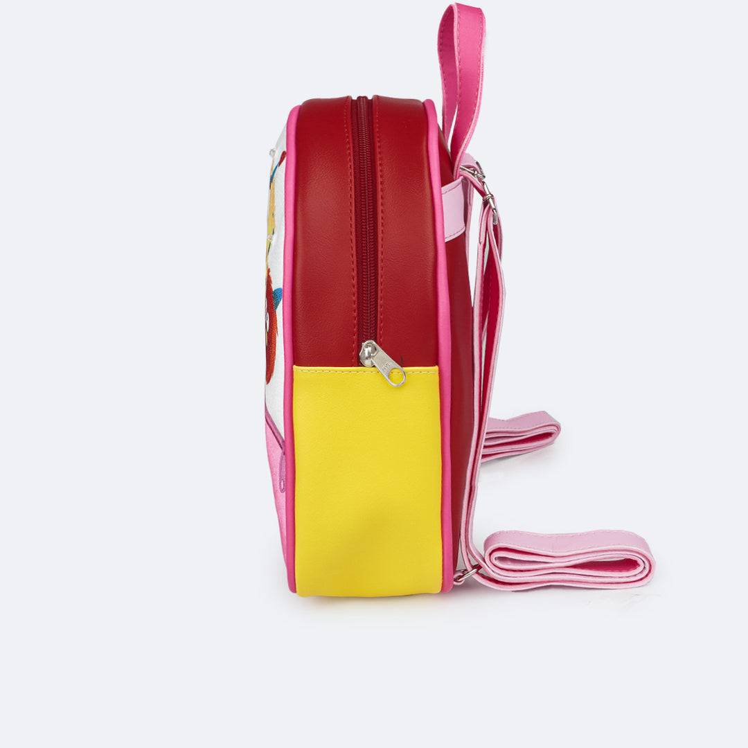 Mochila Infantil Pampili Chocomonstros Cacau Show Branca e Colorida