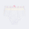 Kit Calcinha Infantil Feminina Gatinha Branca e Amarela