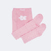 Meia Calça Bebê Pampili Poá Rosa e Branca