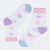 Meia Soquete Infantil Pampili com Pets Colorida