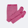 Meia Calça Infantil Pampili Textura Pink