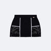 Short Saia Infantil Feminino Pampili Moletinho Paetê Preto