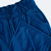 Calça Infantil Vallen Clochard Veludo Azul - detalhes da calça