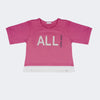 Camiseta T-Shirt Infantil Pampili All Good Things Pink