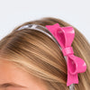 Tiara Infantil Pampili Acrilico Laço Pink