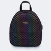 Mochila Infantil Pampili Bolinhas Holográficas Preta