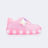 Tênis de Led Infantil Pampili XP 24 Docinho Rosa