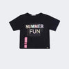 Camiseta Infantil Pampili Summer Fun Preta