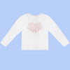 Camiseta Manga Longa Infantil Pampili Wonderful Off White
